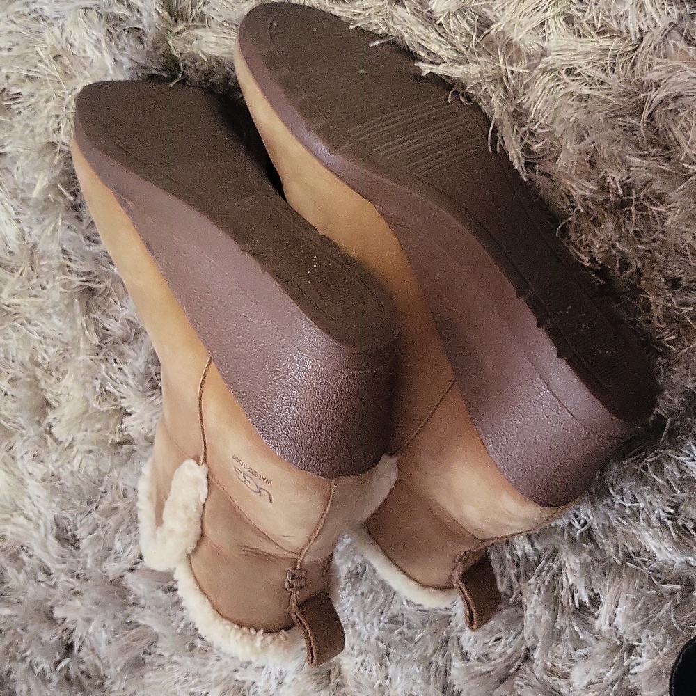 UGG Women's Brown Waterproof Winter Boots - Picture 3 of 8